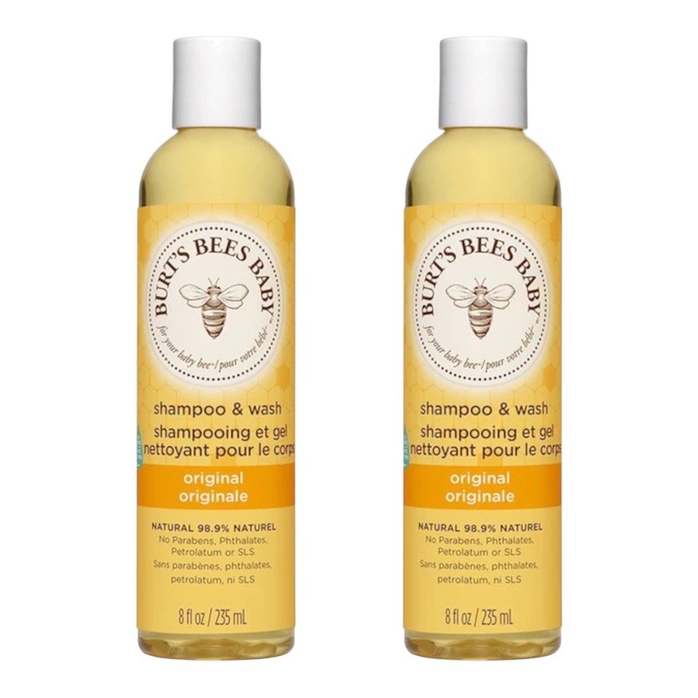 BURT’S BEES BABY SHAMPOO AND WASH 235ML (NO TEAR) BRAND NEW (2 PCS)